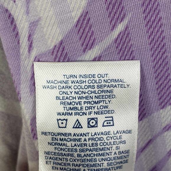 Lands End Cardigan Jersey Knit Rayon Long Sleeve Tropical Womens Plus Size 3X - Picture 6 of 10